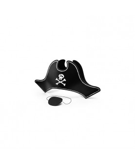 Kit chapeau et cache oeil de pirate