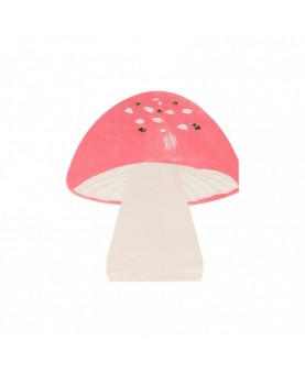 16 serviettes Champignon rose