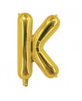 Ballon mylar lettre K or 100cm