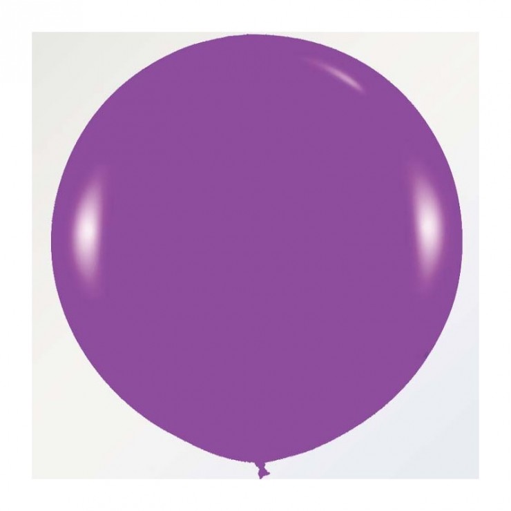Ballon violet latex 92 cm