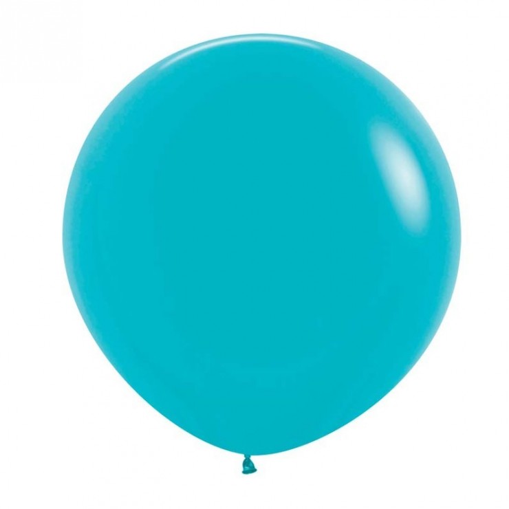 Ballon turquoise latex 92 cm