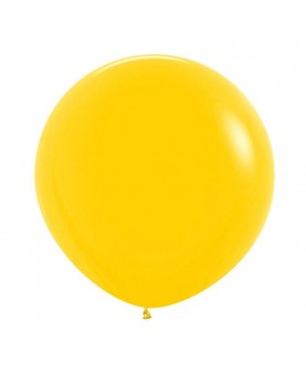 Ballon jaune or latex 92 cm