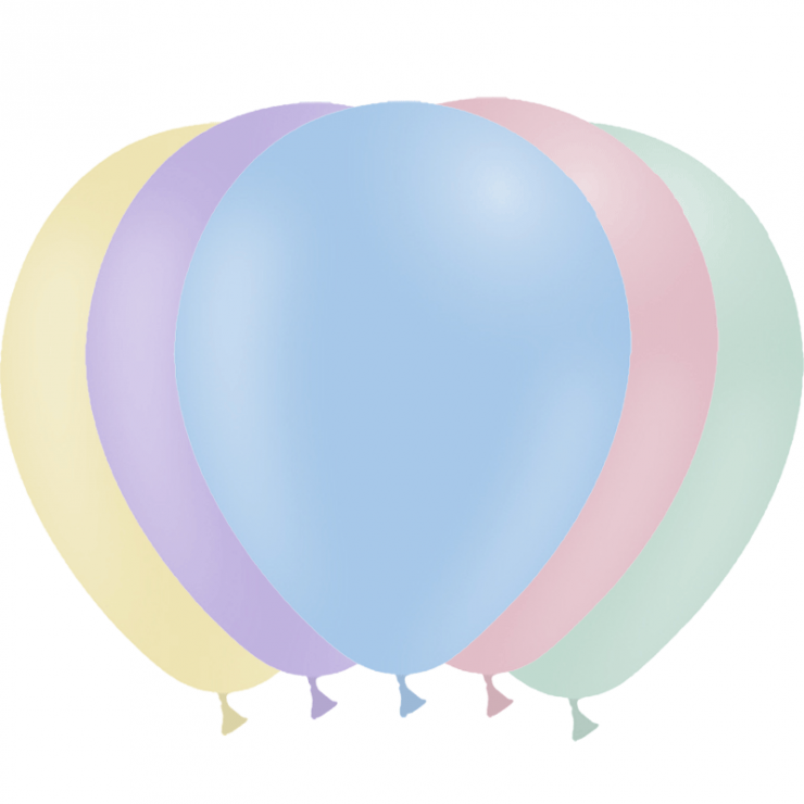 Ballons pastel