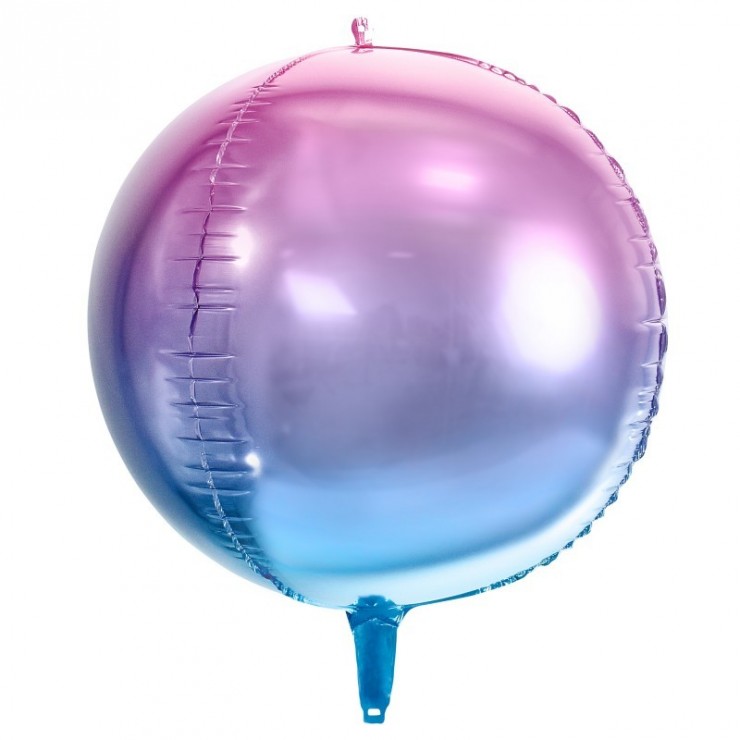 Ballon boule ombre bleu violet