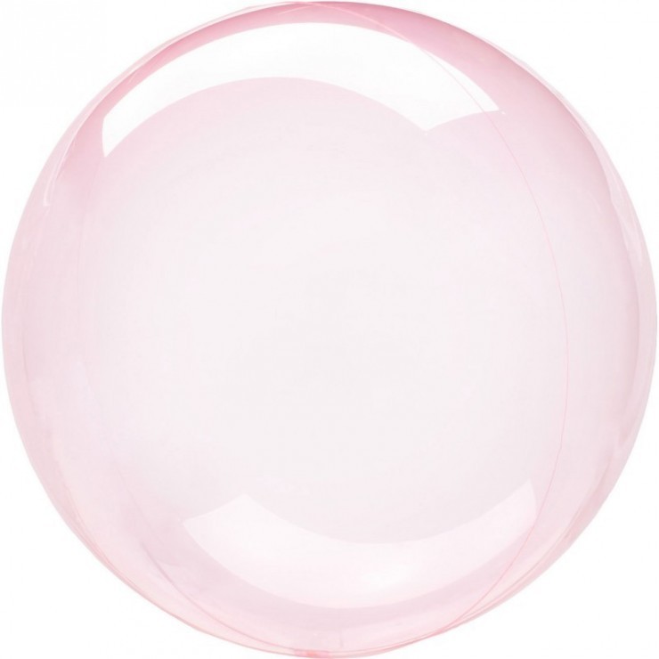 Ballon boule fushia cristal