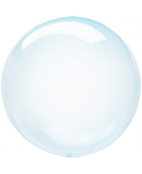 Ballon boule bleu cristal