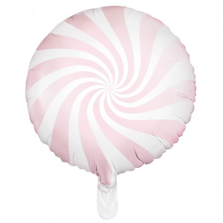 Ballon bonbon rose pastel
