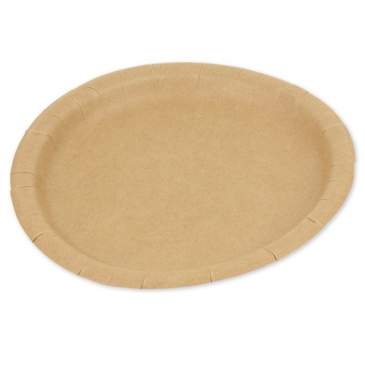 Assiettes en carton kraft