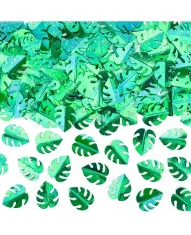 Confettis feuilles de la jungle
