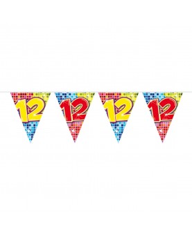 Mini Fanions Anniversaire 12 Ans