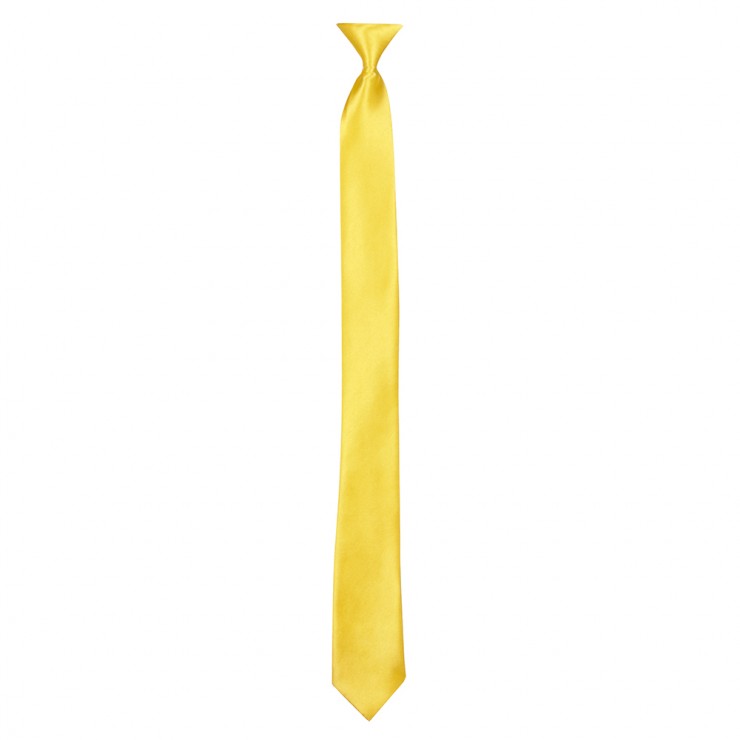 Cravate Paillette Jaune orange - Cravate Strass Soirée - Cravate