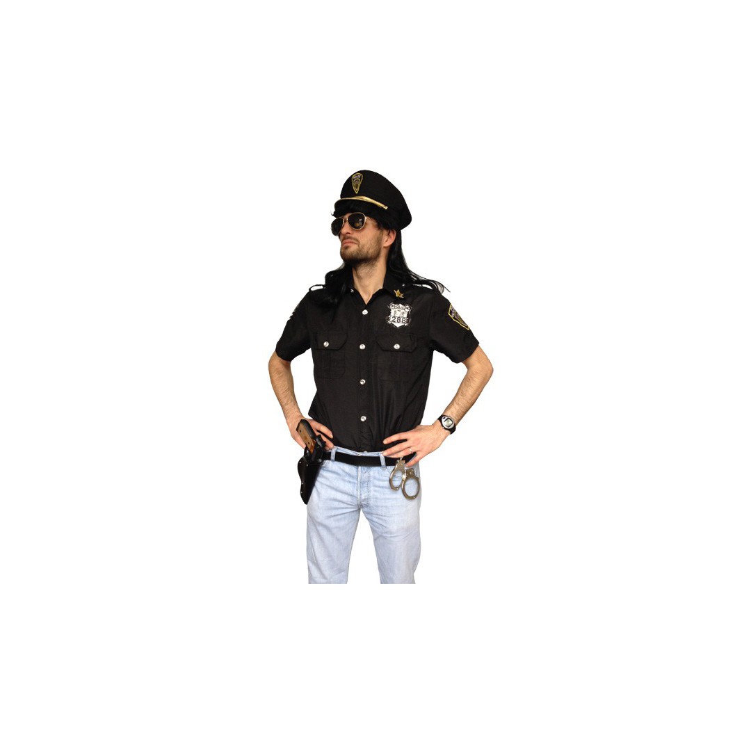 Costume policier (chemise et casquette)