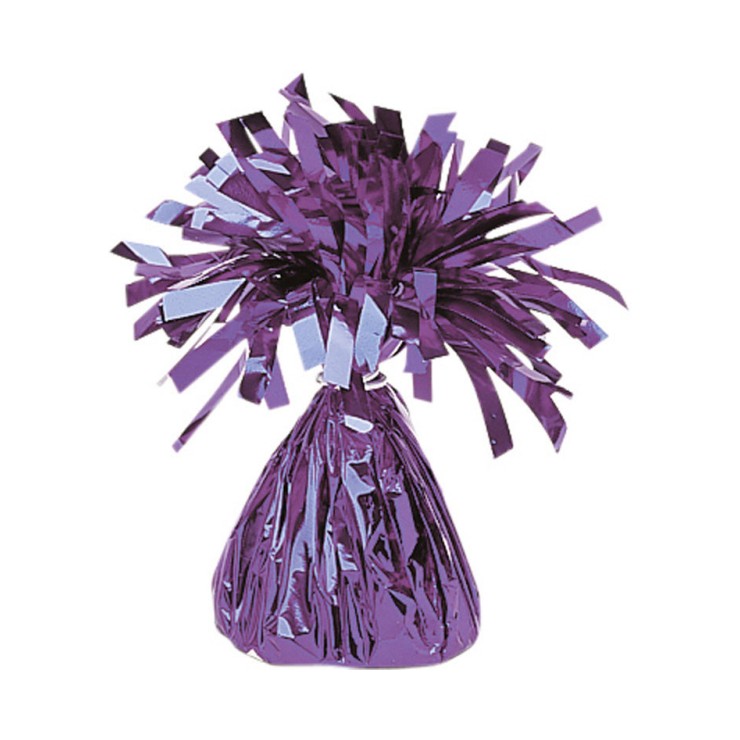 Poids pour ballon à l'hélium violet