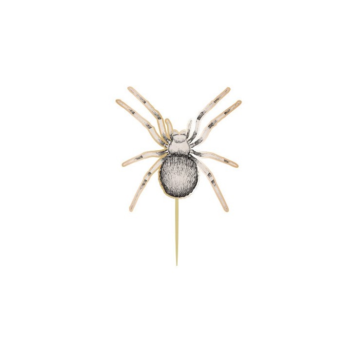 10 pics à cocktail araignées cabinet de curiosités