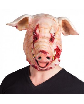 Masque latex cochon sanglant