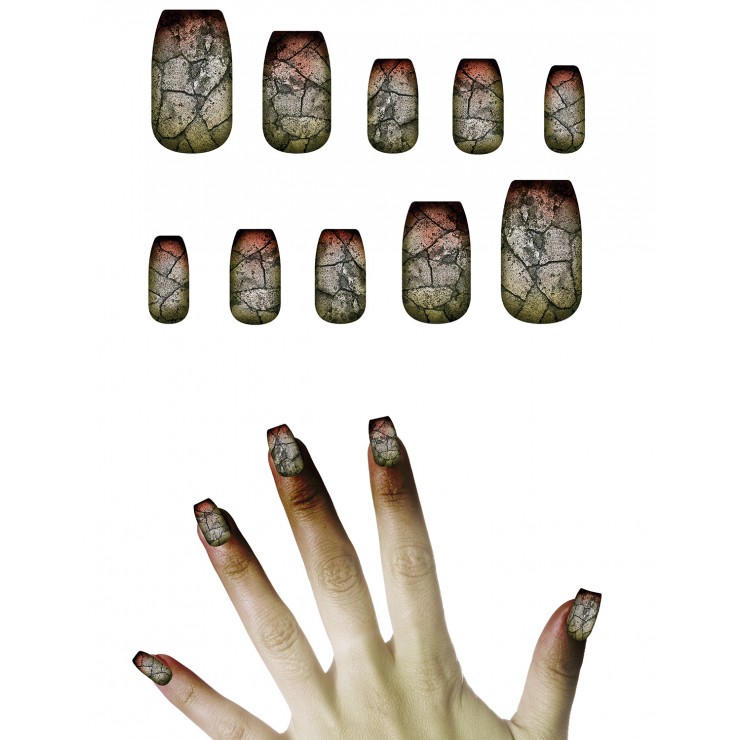 Faux ongles de zombie
