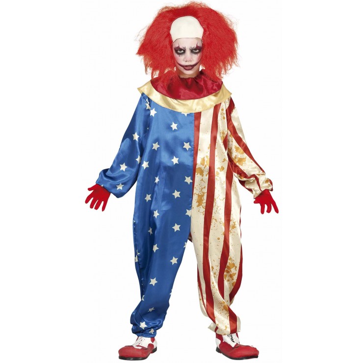 Déguisement patriot clown enfant