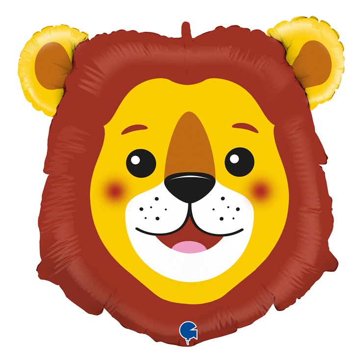 Ballon Mylar tête de lion