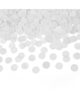 Canon à confettis blancs