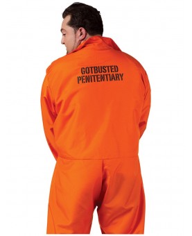 Déguisement prisonnier orange adulte
