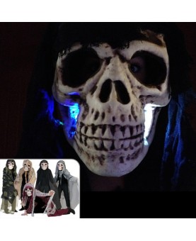 Costume Giant led skull + cape