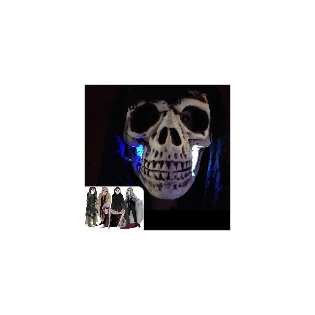 Costume Giant led skull + cape