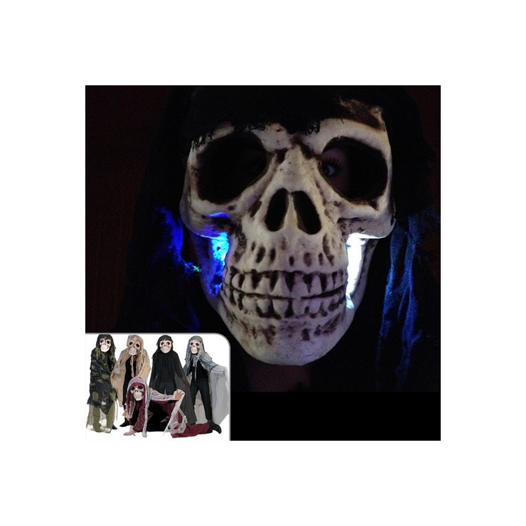 Costume Giant led skull + cape