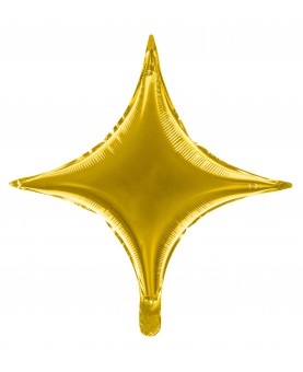 Ballon étoile dorée 42 cm