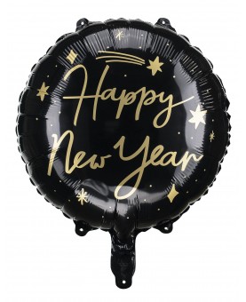Ballon Happy New year noir et or