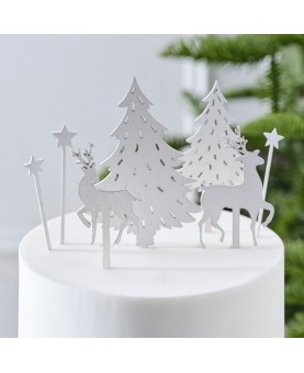 Cake toppers White Wood
