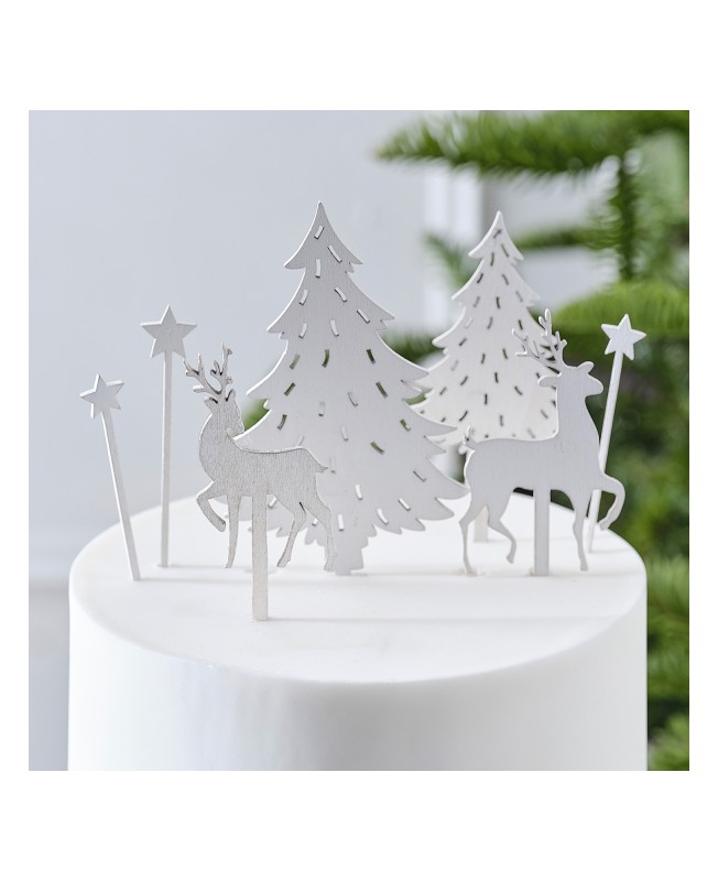 Cake toppers White Wood