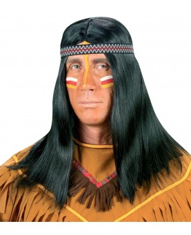 Perruque Indien adulte