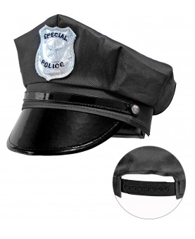 Casquette police noire