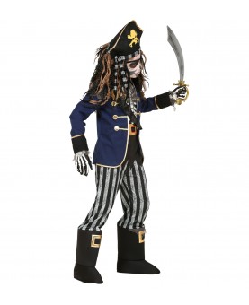 Costume squelette pirate enfant