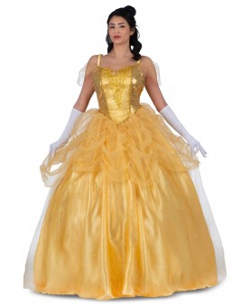 Costume princesse dorée adulte