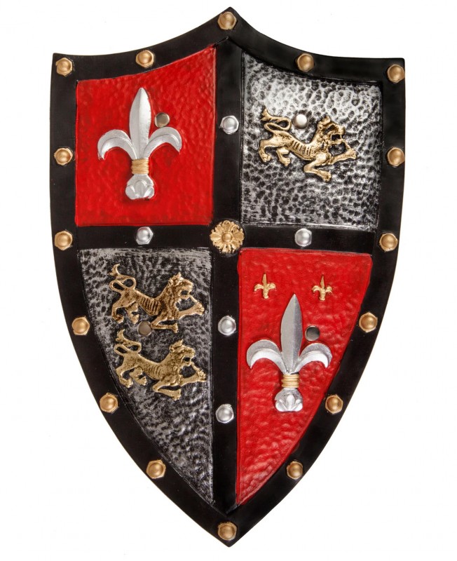 Bouclier chevalier médiéval