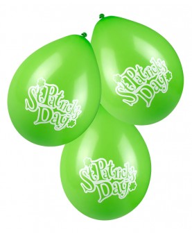 6 ballons saint Patrick's day