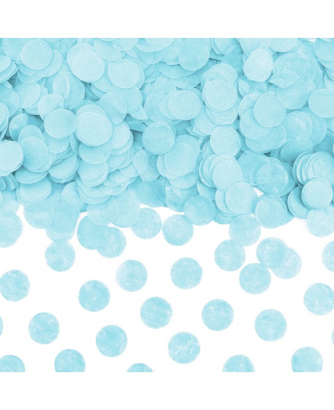 Confettis ronds bleus