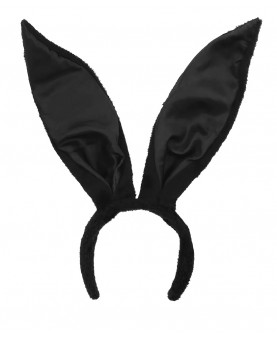 Grandes oreilles de lapin noires