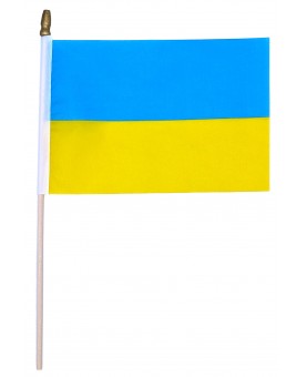Drapeau de l'Ukraine 14 x 21 cm