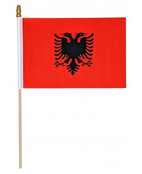Drapeau de l'Albanie 14 x 21 cm
