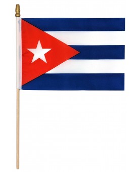 Drapeau de Cuba 14 x 21 cm