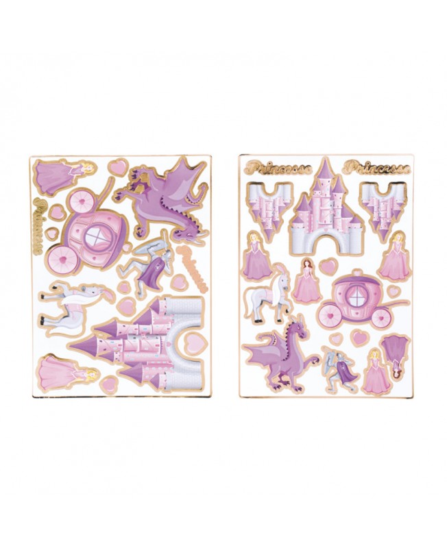 35 stickers Princesse