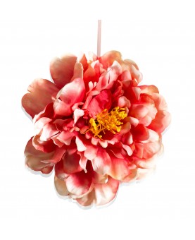 1 Boule de pivoines corail