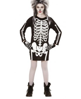 Enfant Halloween Squelette Gants-Costume Accessoire Déguisement Effrayant 