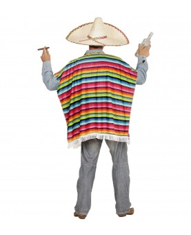 Poncho Mexicain multicolore