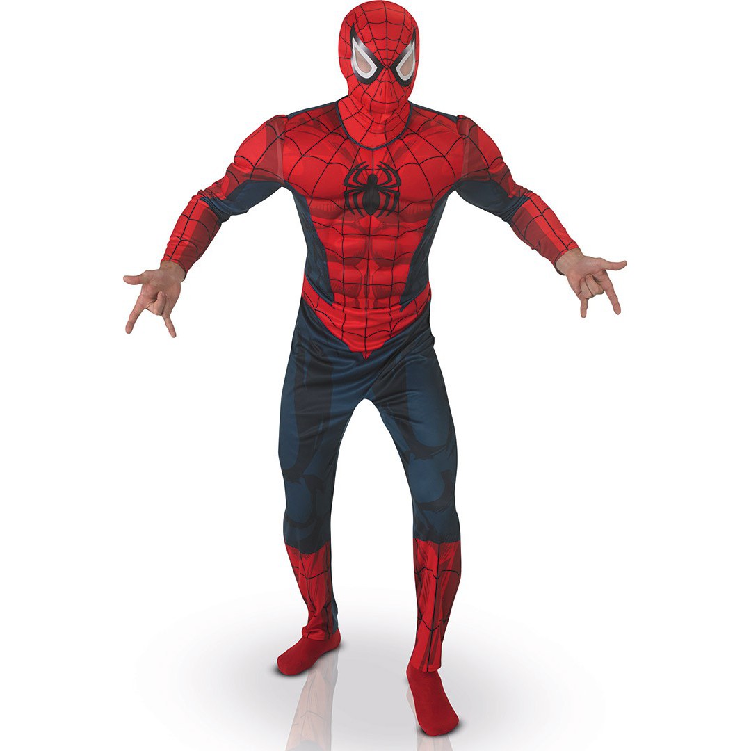 Déguisement spiderman luxe adulte