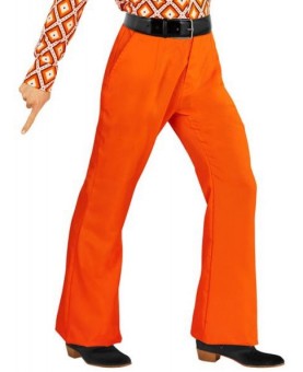 Pantalon homme disco orange