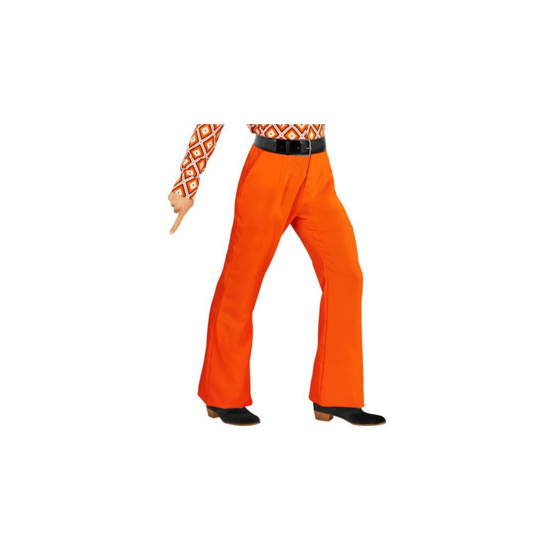 Pantalon homme disco orange