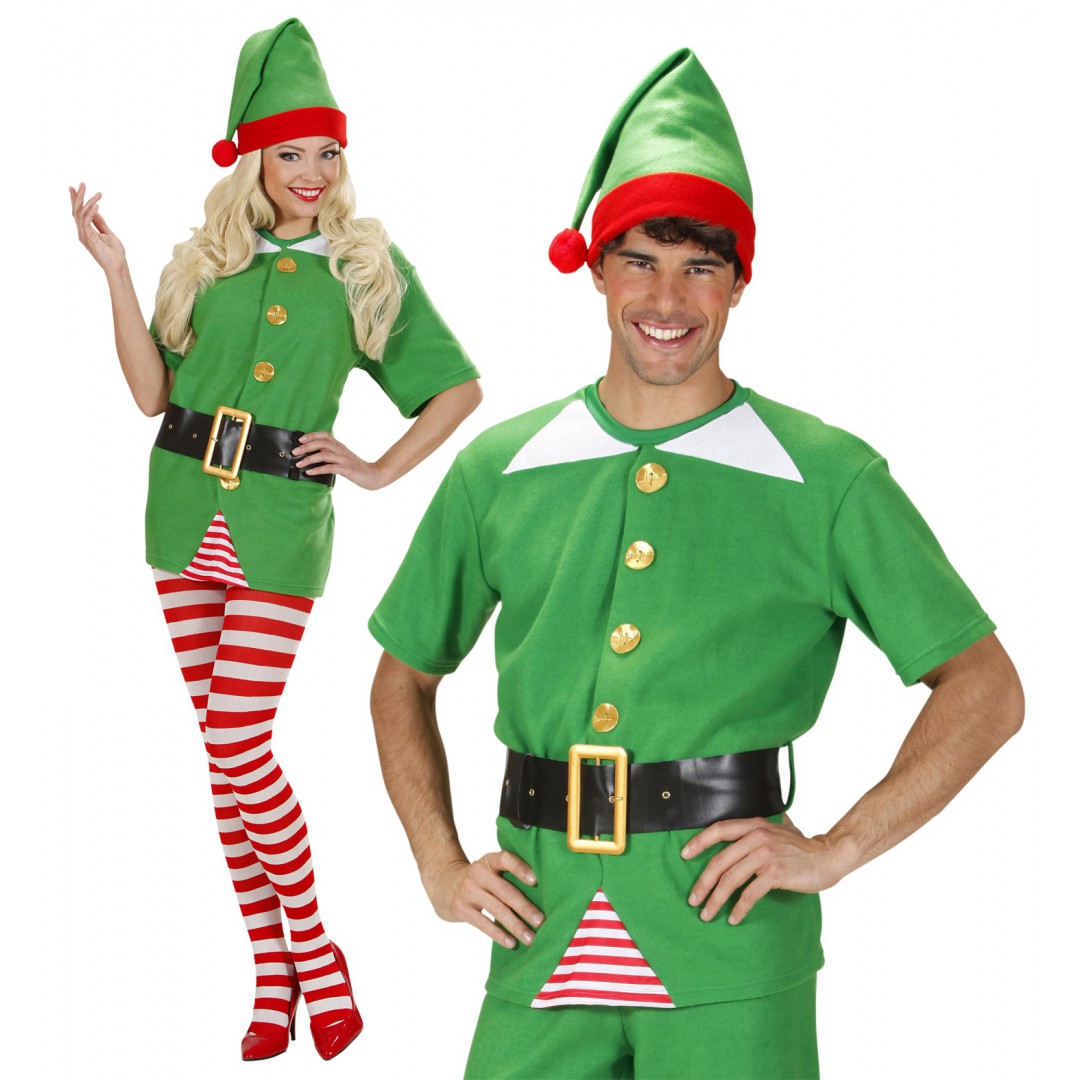 Costume d'elfe du père Noël